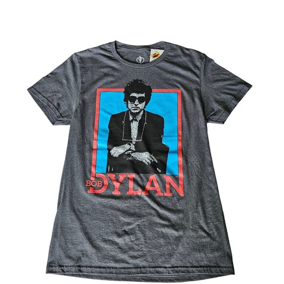 NWT Men's Bob Dylan Graphic Black Short Sleeved T Shirt Size Small - Picture 1 of 7